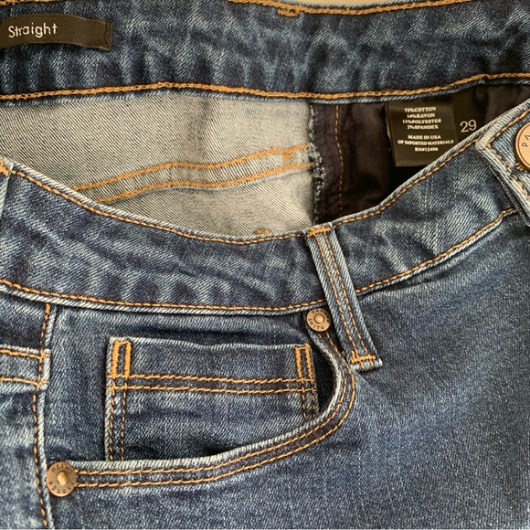 Parker Smith ~ Straight Leg Blue Jeans sz 29 - Picture 4 of 11
